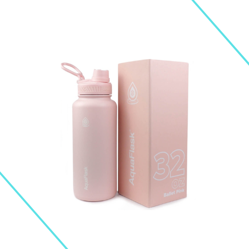 AQUAFLASK 40OZ BALIET PINK